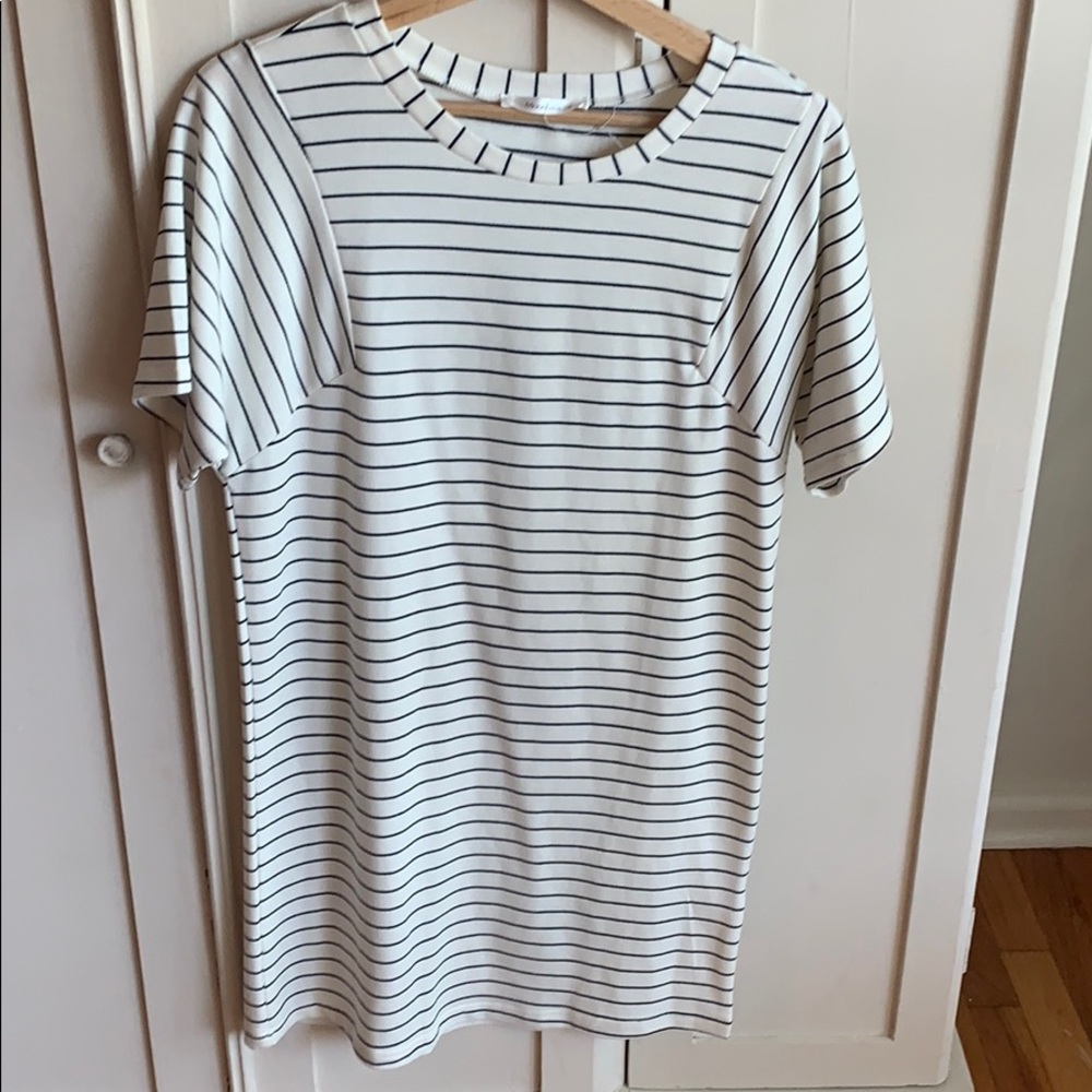 Striped swing dress
